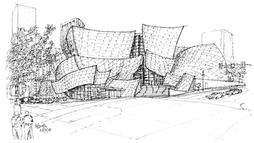 Still image taken from Sketches of Frank Gehry